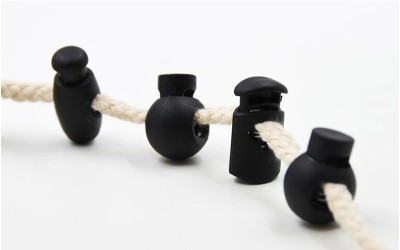 ZJ    優質塑料彈簧釦  雙孔扣 側面照